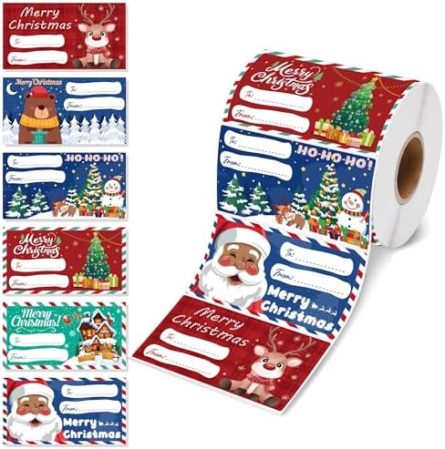 500 PCS Christmas Gift Tags