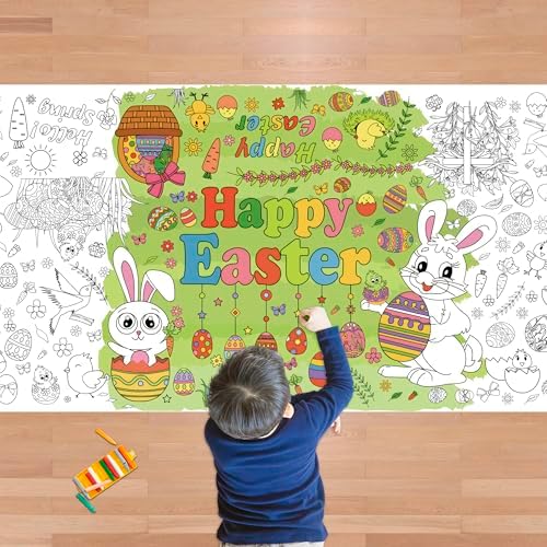 Easter Giant Coloring Poster/Tablecloth