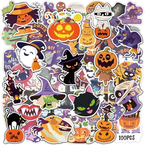 Halloween Stickers | 100 PCS Halloween Party Favors