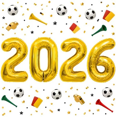 Soccer Party Decorations for World Game Cup 2026-2026 Numbe…