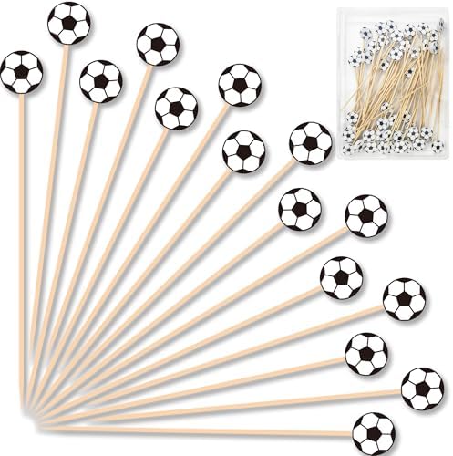 World Game Cup Decorations 2026-48 PCS Soccer Ball Cocktail…