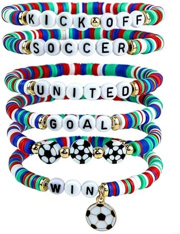 World Game Cup Soccer Jersey 2026-6 Pack USA Soccer Bracele…